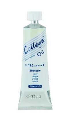 Schmincke 35ml College Öl Elfenbein Ölfarbe 31 120 009