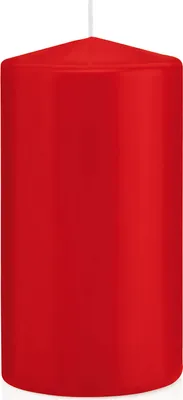 Produktbild von Stumpenkerzen Rot Ø 78 x 150 mm, 8 Stück