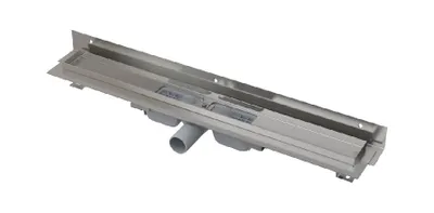 Imagen del producto de Alcadrain APZ104 Flexible Low Duschrinne mit Rand für den perforierten Rost und mit einstellbarem Kragen zur Wand 550 mm