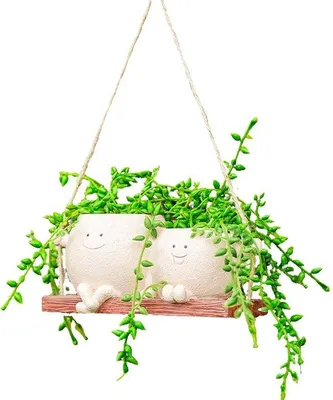 Produktbild von Kleine kunsthars- en mini-cactus-hangpotten
