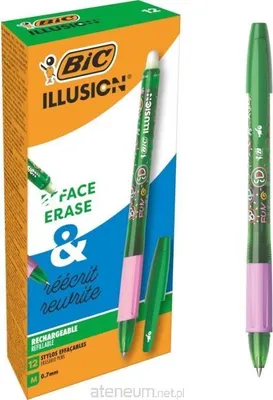 Obrázek produktu pro Długopis wymazywalny Illusion zielony (12szt)