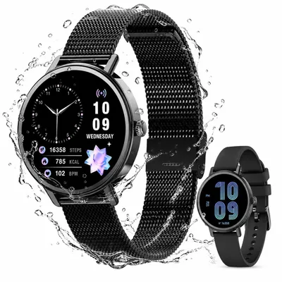 Produktbild von Blackview X30 Smartwatch – 1,26", 10 Tage Ak,100+ Sportmodi,Bluetooth Anrufe, KI-Sprachassistent, Herzfrequenz & Blutsauerstoff, Schlafmonitoring
