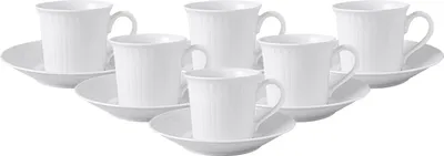 Produktbild von Villeroy & Boch Cellini Kaffeetasse mit Untertasse 200 ml 6er Set