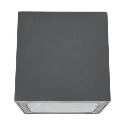Produktbild von Lucande LED-Deckenleuchte Tanea, 12x12 cm, dunkelgrau, IP54