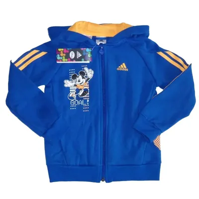 Produktbild von Adidas LK DY Micky Maus Uni Kinder Track Tops , M62967 , Gr:140, Blau , Neu