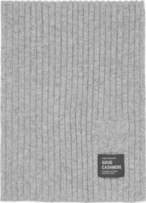 Produktbild von Marc O'Polo Schal Knitted Scarf Grey Melange grau