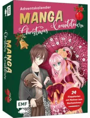 Produktbild von Adventskalender-Kartenset: Manga Christmas Countdown