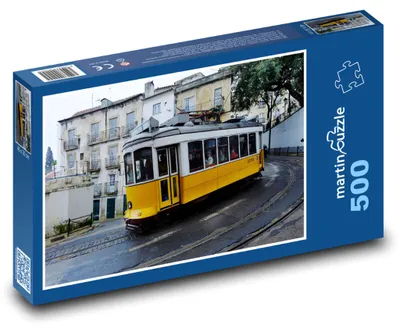 Obrázok produktu pre Puzzle 500 Žltá električka v Lisabone - martinpuzzle
