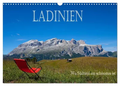 Produktbild von Ladinien - Wo Südtirol am schönsten ist (Wandkalender 2027 DIN A3 quer), CALVENDO Monatskalender