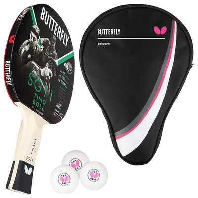 Obrázek produktu pro Sada pro stolní tenis, včetně kufříku a 3 míčky ITTF pro stolní tenis