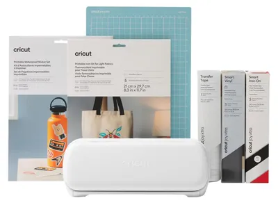 Produktbild von Cricut Joy Xtra Starter Bundle, Elektronisch, Aufbügeln, Weiß, 187 mm, 248 mm, 273 mm
