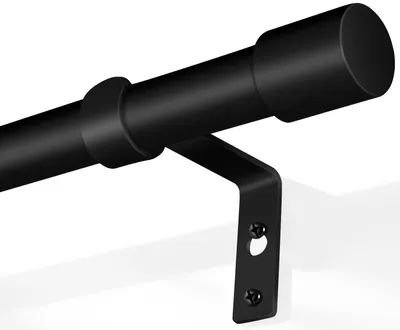 Gardinenstange ausziehbar 76-152 cm Ø 19 mm schwarz