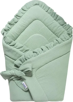 Produktbild von Musselin-Wickeldecke für Babys – Sage