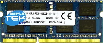 Immagine prodotto di Kingston Kn2m64 Ddr3l 1.35v 8gb 1600mhz Modulo Banco Memoria Ram Sodimm Notebook Aio