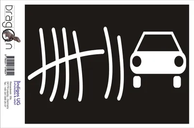 Produktbild von Aufkleber / Autoaufkleber - JDM / Die cut / Auto / OEM - Mathematics car - 210x210mm silber - Heckscheibe / Heckscheibenaufkleber