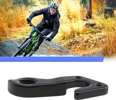 Immagine prodotto di Gancio posteriore in alluminio per adattatore telaio da mountain bike, nero