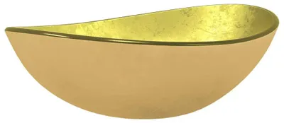 Obrázek produktu pro vidaXL Umyvadlo z tvrzeného skla 54,5x35x15,5 cm zlaté