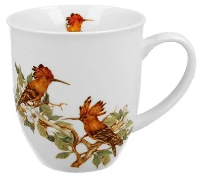 Produktbild von Becher, Tasse, Kaffeetasse, Vogelwelt, in einer Box, als Geschenk - Wiedehopf 400 ml