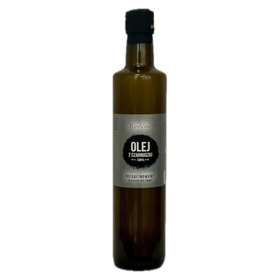 Zdjęcie produktu dla Olej z czarnuszki 500ml - RES VITA RESVITA