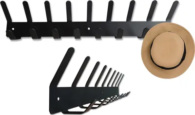 Produktbild von Metall Kleiderhaken zur Wandmontage  Wandhaken zum Aufhängen 50 cm
