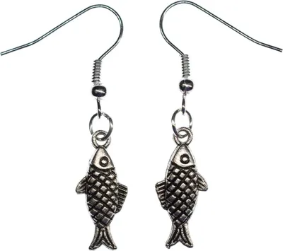 Produktbild von Forelle Ohrringe Fischohrringe Miniblings maritim Angeln Fisch silber