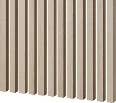 Zdjęcie produktu dla MEBANO 36 Szt. Lameli Ściennych MDF Premium 275 x 3 x 3,8 cm Dąb Sonoma 3D