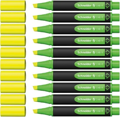 Immagine prodotto di 10x Schneider 50-119205 evidenziatore Link-It 1 - 4 mm giallo