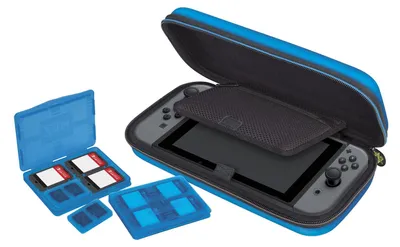 Immagine prodotto di BigBen Custodia da viaggio per Nintendo Switch Zelda NNS42 (borsa da trasporto con 2 scatole da 4 giochi, 2 scatole da 2 schede micro SD)