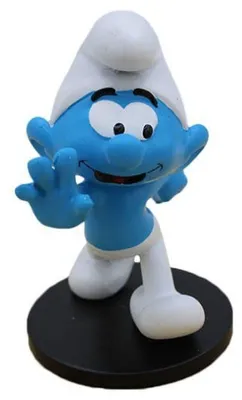 Produktbild von Diverse The Smurfs Resin Smurf Figur   Kinder  One Size