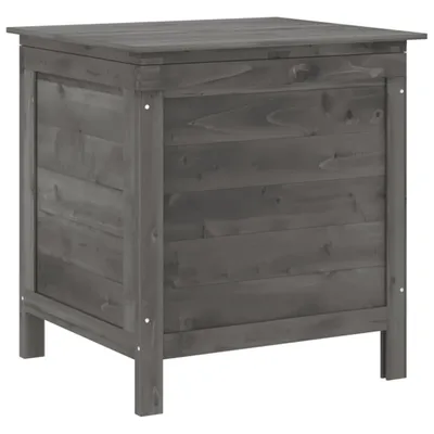 Image de vidaXL Coffre de jardin Anthracite 50x49x56,5 cm Sapin massif