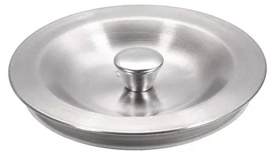 Produktbild von Abflussstopfen für Küchenspülen, 80 mm Edelstahl-Dichtungsdeckel für Küchenspülen mit Sieb