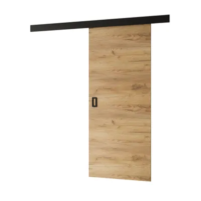 Produktbild von Schiebetür WAYATT mit Griff, Craft Gold Eiche, Soft-Close-System, 106 cm