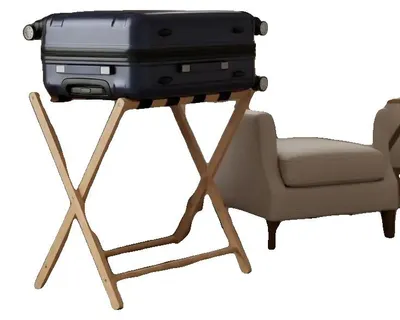 Imagen del producto de Portaequipajes, diseño plegable, superficie de almacenamiento, color gris claro