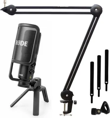 Produktbild von Rode NT-USB+ USB-Kondensatormikrofon mit Gelenkarm