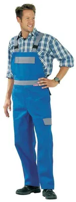 Produktbild von Planam Multinorm Latzhose Major Protect Gr. 58 kornblau/grau