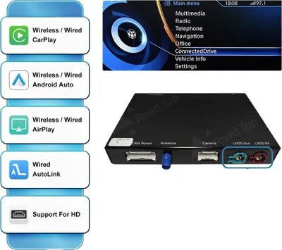 Obrázok produktu pre Modul CarPlay, bezdrôtová konektivita, viacjazyčná podpora, systém NBT
