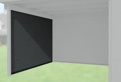 Produktbild von Seitenwand weka 21 mm für Haustyp 126 295 cm anthrazit