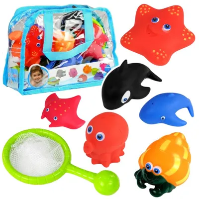 Obrázok produktu pre Súprava na kúpanie s morskými zvieratami + sitko