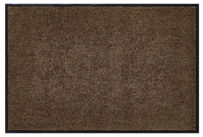 Productafbeelding van Wasbare deurmat, 90 x 120 cm, rubber, bruin