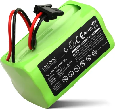 Image de subtel 1x Batterie pour Domotique / Smart Home Compatible avec Visonic PowerMaster 10, Compatible avec Powermax, GP130AAM4YMX - (2000mAh, 4.8V)