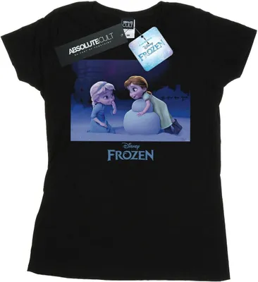 Produktbild von Disney - "Frozen Build A Snowman" T-Shirt für Damen BI21957 (XXL) (Schwarz)