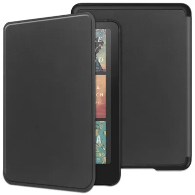 Obrázek produktu pro Pro Amazon Kindle 12th Gen 2024 Leatherette Smart Cover WakeUP Function Black