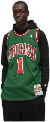 Zdjęcie produktu dla Mitchell & Ness Koszulki Nba Swingman Chicago Bulls Derrick Rose, SMJYCP19241CBUDKGN08DRS, Größe: 183