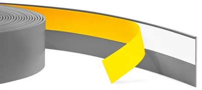 Produktbild von Selbstklebende PVC Leiste 40 mm - Anthrazit, 10 m