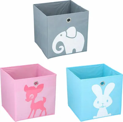 Image de Boite De Rangement Couleurs Assorties 28 X 28 X 28 Cm Alpina - Alpina