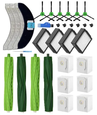 Obrázek produktu pro 26 iRobot j7 j9 Combo Plus sáček na náhradní díly boční kartáčový filtr mopu