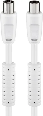 Obrázek produktu pro Goobay 27467, 1,5 m, Koaxiální, Koaxiální, Bílá