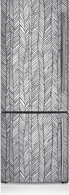 Produktbild von Kühlschrankmagne Kühlschrank Magnetfolie Dekoration 60x205 cm - Herringbone.