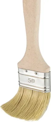Obrázok produktu pre Plochý štetec 50 mm | štetec na glazovanie | maliarsky štetec | drevený štetec | lakovací štetec