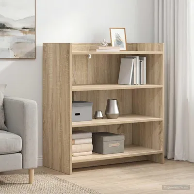 Obrázok produktu pre Komoda vidaXL z dubového dreva Sonoma, 75 x 36 x 80 cm, drevotrieska
